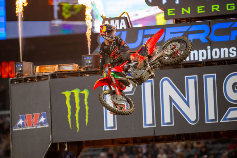 Both SMX World Champions, Jett Lawrence and Haiden Deegan, are back on top at Anaheim 2 Supercross!